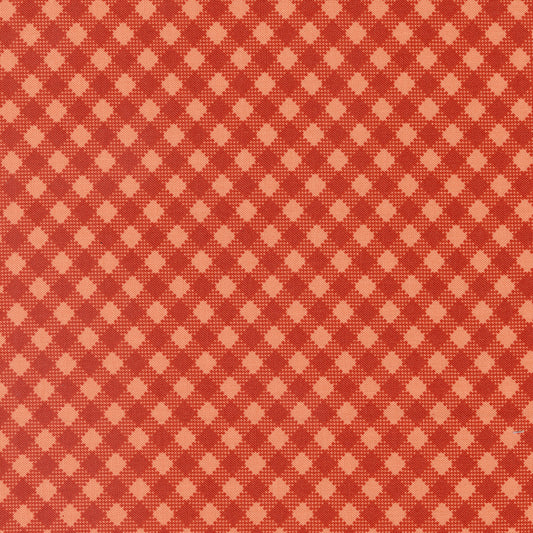 Farmstead Gingham Copper M2090722 by Stacy Iest Hsu for Moda fabrics (sold in 25cm increments)