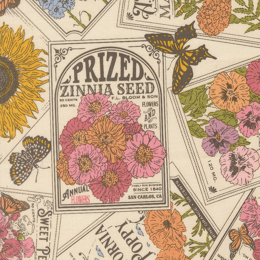 My Secret Garden Seeds of Love Cloud M2098111 by Stacy Iest Hsu for Moda Fabrics (sold in 25cm increments)