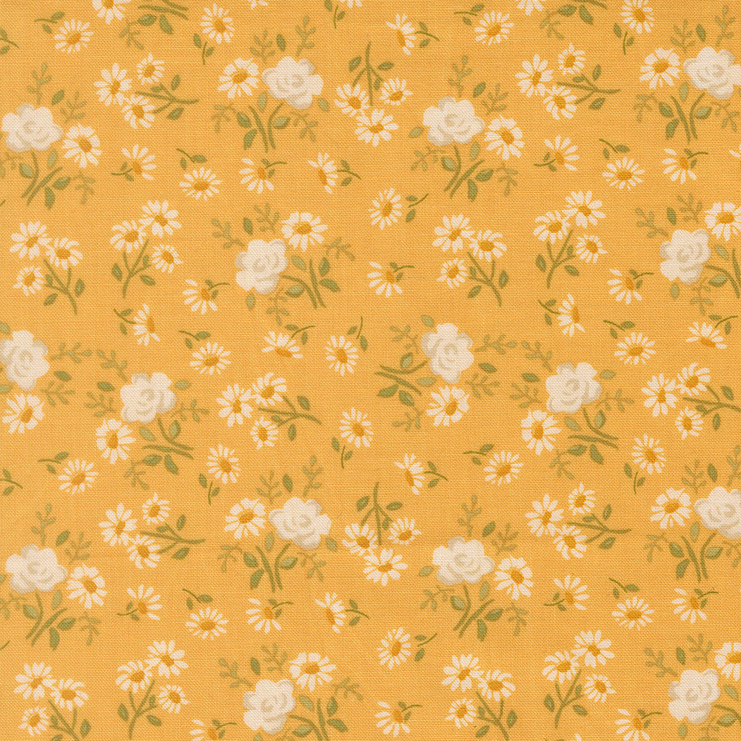 My Secret Garden Rose Garden Sunflower M2098516 by Stacy Iest Hsu for Moda Fabrics (sold in 25cm increments)