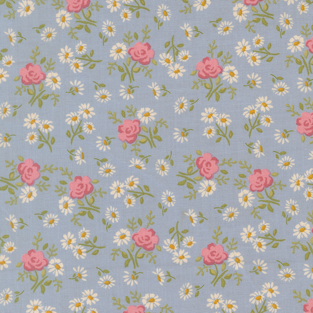 My Secret Garden Rose Garden Dusk M2098521 by Stacy Iest Hsu for Moda Fabrics (sold in 25cm increments)