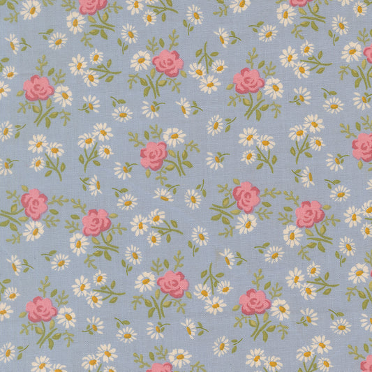 My Secret Garden Rose Garden Dusk M2098521 by Stacy Iest Hsu for Moda Fabrics (sold in 25cm increments)