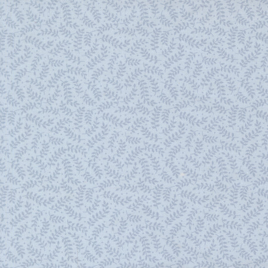 My Secret Garden Crawling Vine Sky M2098620 by Stacy Iest Hsu for Moda Fabrics (sold in 25cm increments)