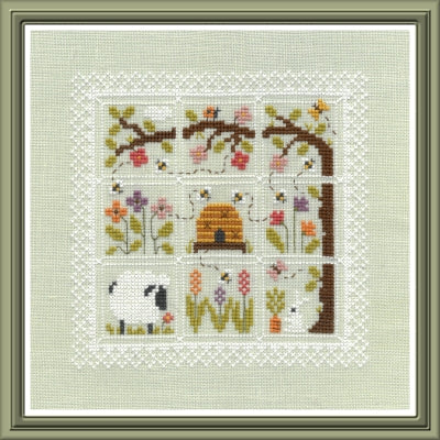 Des Couleurs dans mon Jardin Cross Stitch Pattern by Jardin Prive