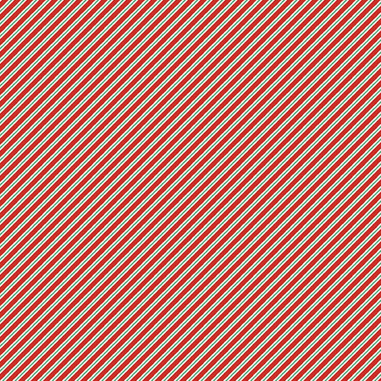 The Nutcracker Candy Cane Stripe Red M227R by Makower UK (sold in 25cm increments)