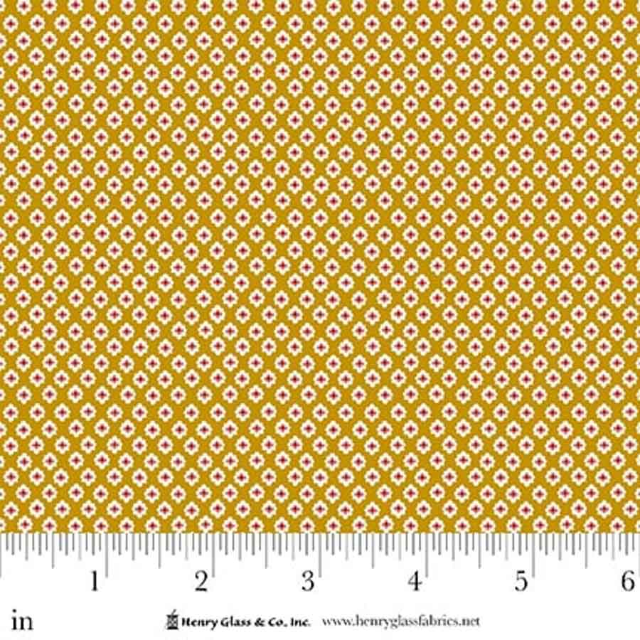 Love Struck Fluffy Clouds Yellow 2292-44 by Kim Diehl for Henry Glass Fabrics (sold in 25cm increments)