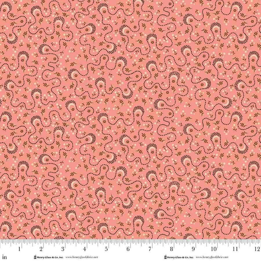 Love Struck Nature Walk Pink 2294-22 by Kim Diehl for Henry Glass Fabrics (sold in 25cm increments)