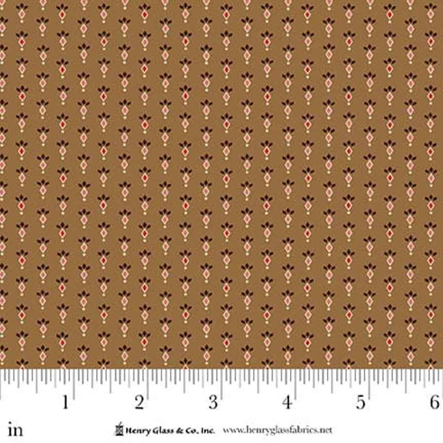 Love Struck Peppercorn Medley Brown 2299-33 by Kim Diehl for Henry Glass Fabrics (sold in 25cm increments)