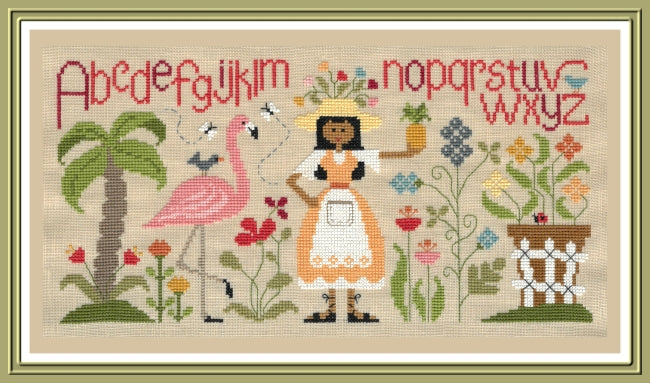 Dame Nature de l'Ete Cross Stitch Pattern by Jardin Prive