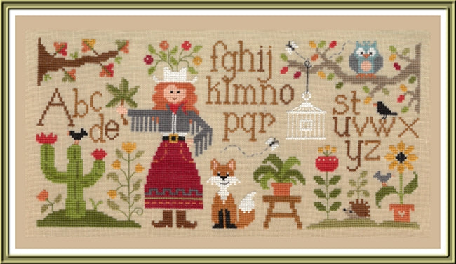 Dame Nature de l'Automne Cross Stitch Pattern by Jardin Prive