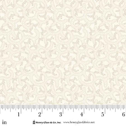 Love Struck Vines and Pebbles Cream 2302-40 by Kim Diehl for Henry Glass Fabrics (sold in 25cm increments)