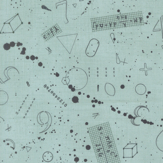 Data Black Holes Babbage M2467012 by Janet Clare for Moda Fabrics (sold in 25cm increments)