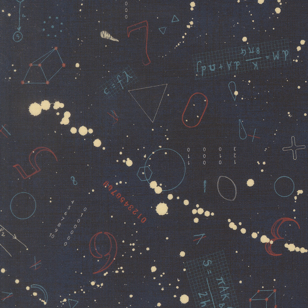 Data Black Holes Hawking M2467015 by Janet Clare for Moda Fabrics (sold in 25cm increments)