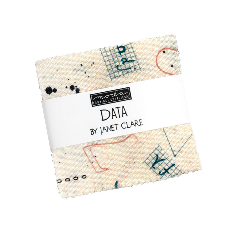 Data Mini Charm Pack by Janet Clare for Moda Fabrics