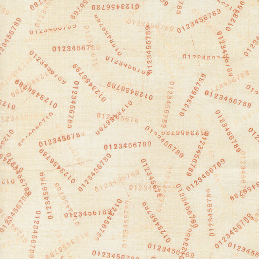 Data Digits Lovelace M2467212 by Janet Clare for Moda Fabrics (sold in 25cm increments)