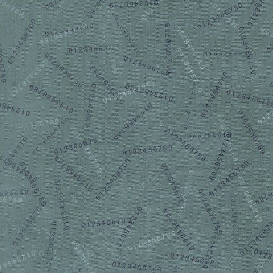 Data Digits Turing M2467214 by Janet Clare for Moda Fabrics (sold in 25cm increments)