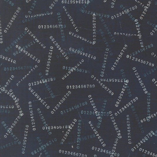 Data Digits Hawking M2467215 by Janet Clare for Moda Fabrics (sold in 25cm increments)