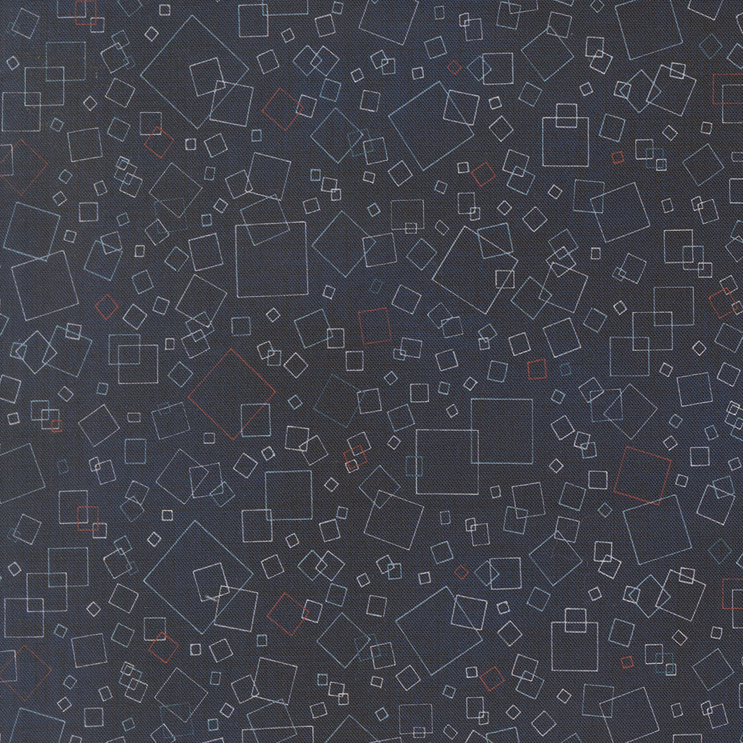 Data Squares Hawking M2467316 by Janet Clare for Moda Fabrics (sold in 25cm increments)