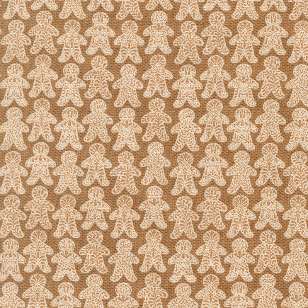 Gingerbread Lane Gingerbread Dance Cocoa M2615222 by Kileys Quilt Room for Moda Fabrics (sold in 25cm increments)
