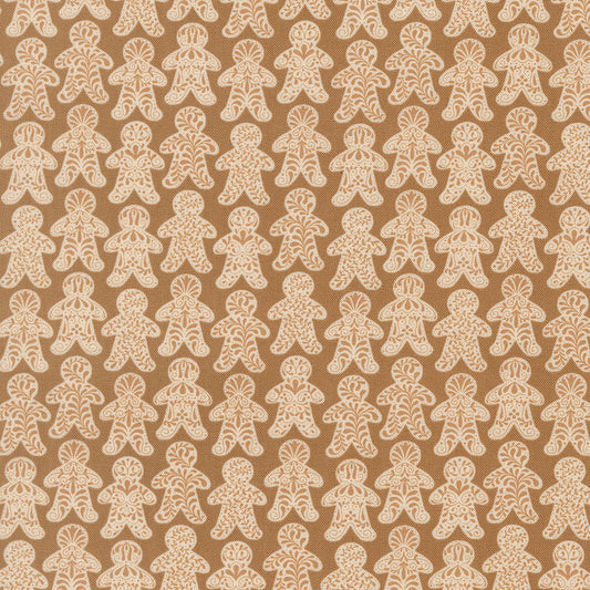 Gingerbread Lane Gingerbread Dance Cocoa M2615222 by Kileys Quilt Room for Moda Fabrics (sold in 25cm increments)