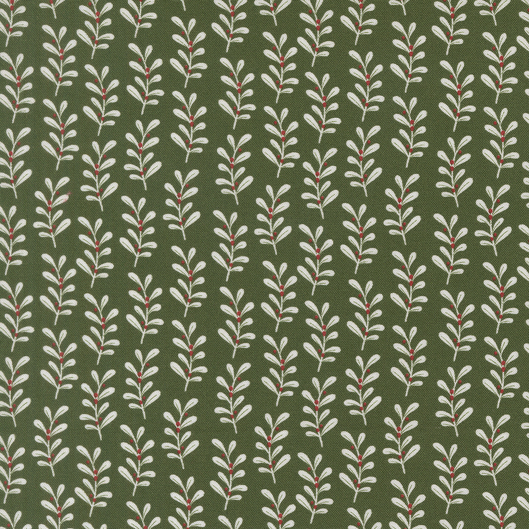 Gingerbread Lane Holly Stripe Holly M2615414 by Kileys Quilt Room for Moda Fabrics (sold in 25cm increments)