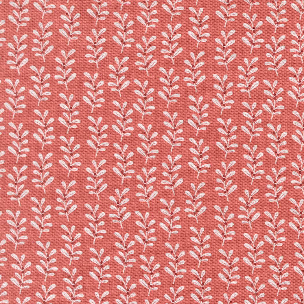 Gingerbread Lane Holly Stripe Rosy M2615417 by Kileys Quilt Room for Moda Fabrics (sold in 25cm increments)