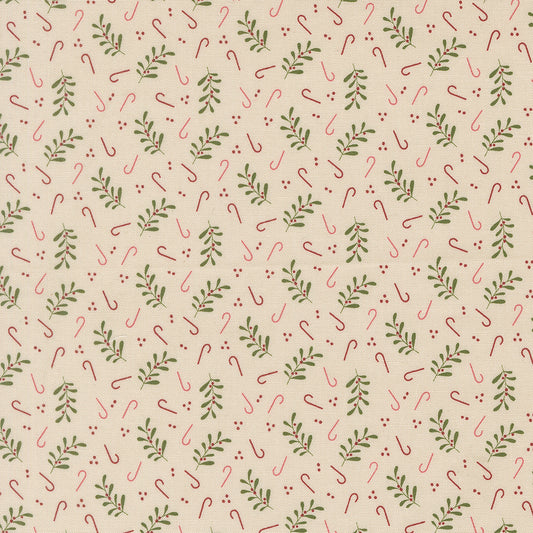 Gingerbread Lane Candy Cane Sugar M2615711 by Kileys Quilt Room for Moda Fabrics (sold in 25cm increments)