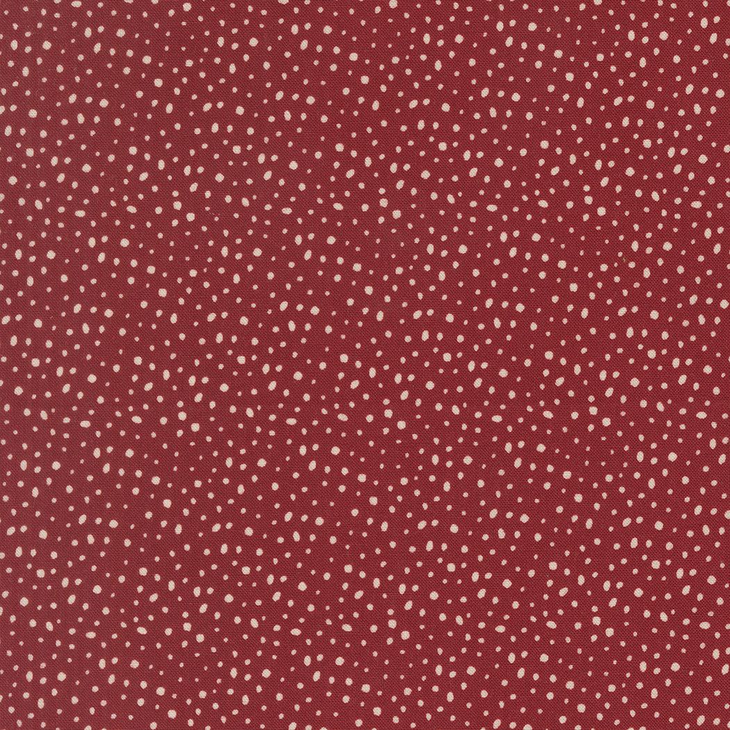 Gingerbread Lane Flurry Cranberry M2615818 by Kileys Quilt Room for Moda Fabrics (sold in 25cm increments)