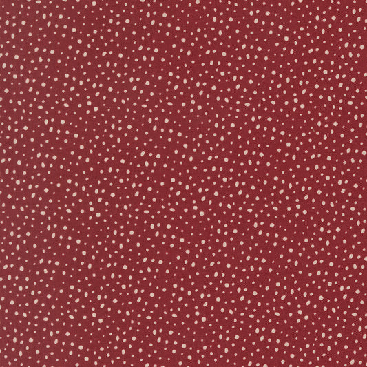 Gingerbread Lane Flurry Cranberry M2615818 by Kileys Quilt Room for Moda Fabrics (sold in 25cm increments)