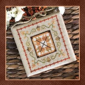 Fall on the Farm 5 - Changing Leaves Cross Stitch Pattern Little House Needleworks