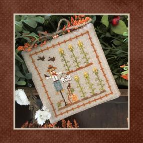 Fall on the Farm 3 - No Crows Allowed Cross Stitch Pattern Little House Needleworks