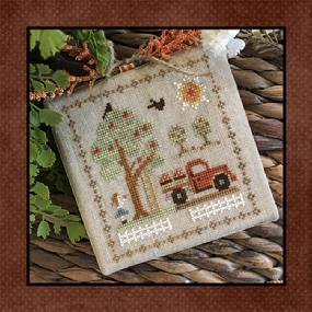 Fall on the Farm 4 - Pick Your Own Cross Stitch Pattern Little House Needleworks