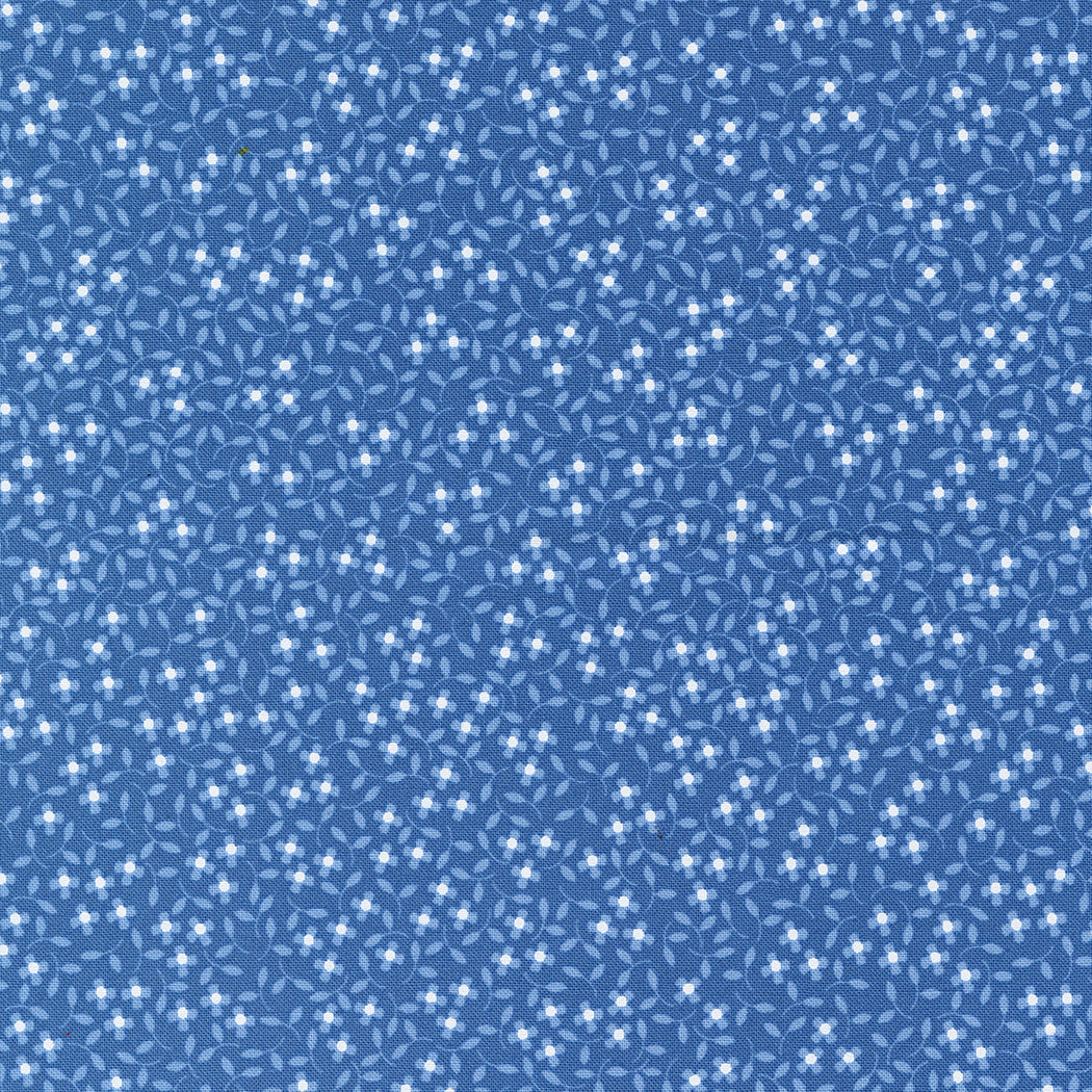 Cali & Co Cobalt Ditsy Daisy M2919341 by Coriander Quilts for Moda Fabrics (sold in 25cm increments)