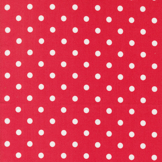 Coriander Colors Red Big Dots M2920422 by Corey Yoder for Moda Fabrics (sold in 25cm increments)