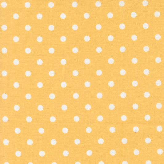 Coriander Colors Yellow Big Dots M2920425 by Corey Yoder for Moda Fabrics (sold in 25cm increments)