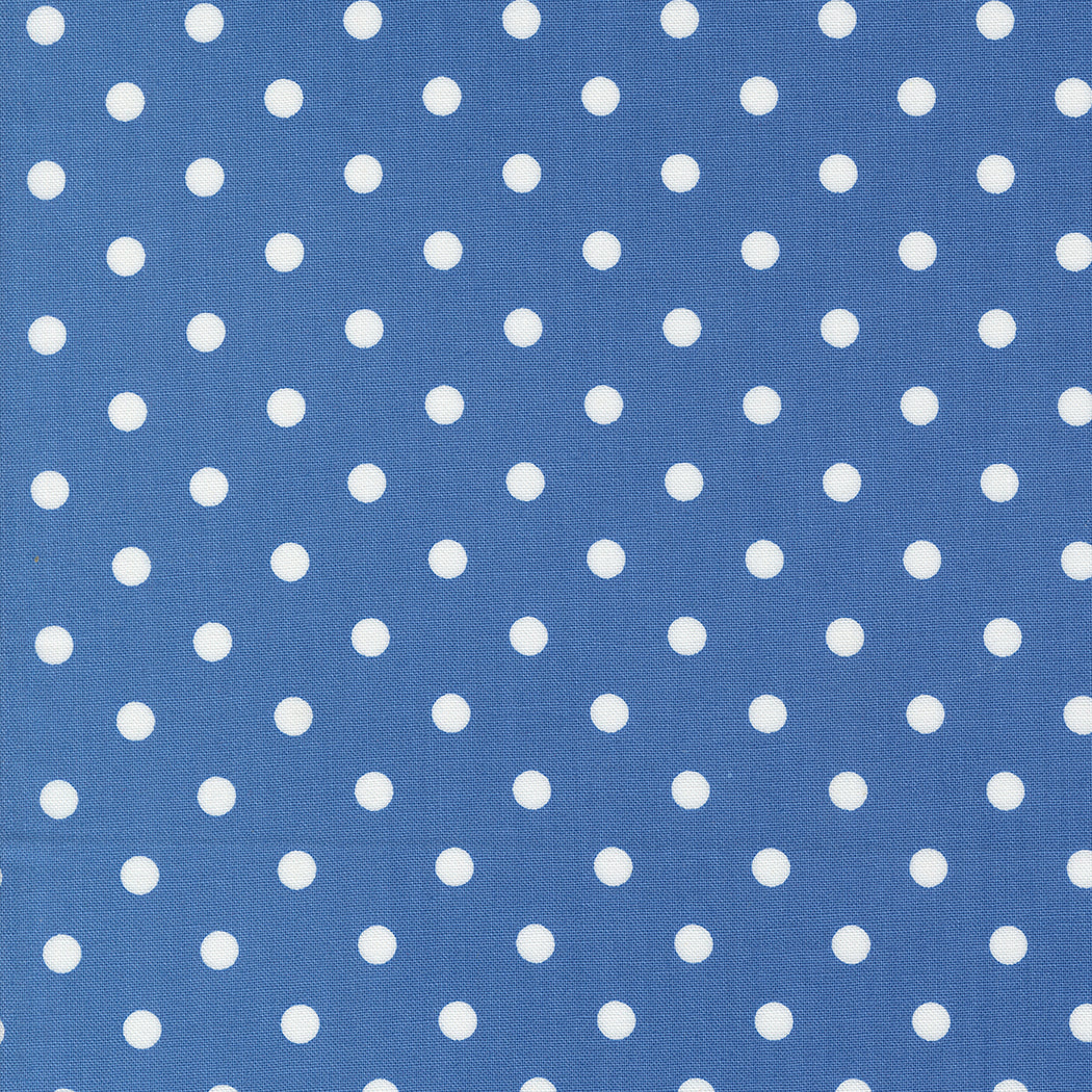 Coriander Colors Blue Big Dots M2920428 by Corey Yoder for Moda Fabrics (sold in 25cm increments)