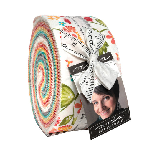 In the Garden Jelly Roll by Corey Yoder of Coriander Quilts for Moda Fabrics