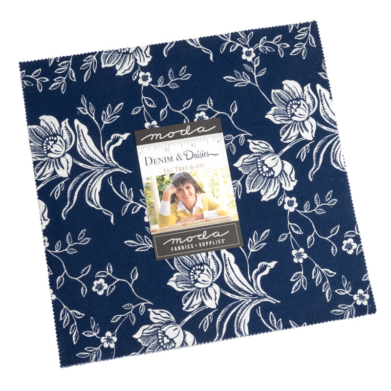 Denim and Daisies Layer Cake by Fig Tree & Co for Moda Fabrics The
