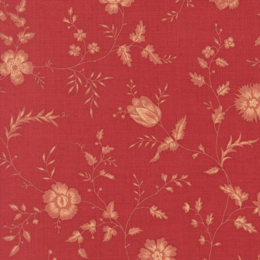 Le Jardin Rouge Dauphin Toile Rouge M3615511 by French General for Moda Fabrics (Sold in 25cm increments)