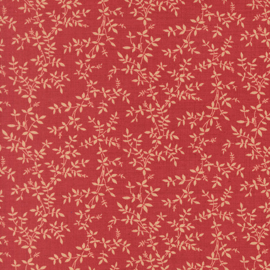 Le Jardin Rouge Jonquille Vine Rouge M3615611 by French General for Moda Fabrics (Sold in 25cm increments)