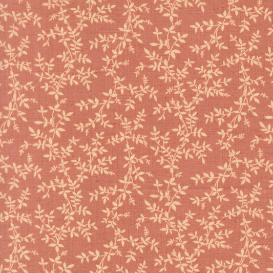 Le Jardin Rouge Jonquille Vine Clay M3615612 by French General for Moda Fabrics (Sold in 25cm increments)