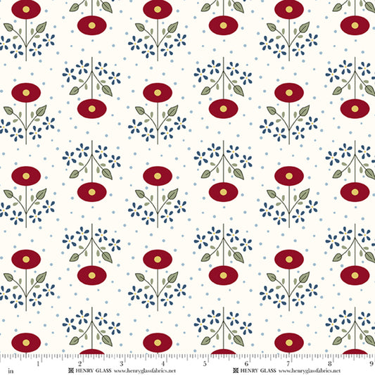 Wildflowers Cosmos Flowers 3670-44 by Gail Pan for Henry Glass Fabrics (sold in 25cm increments)