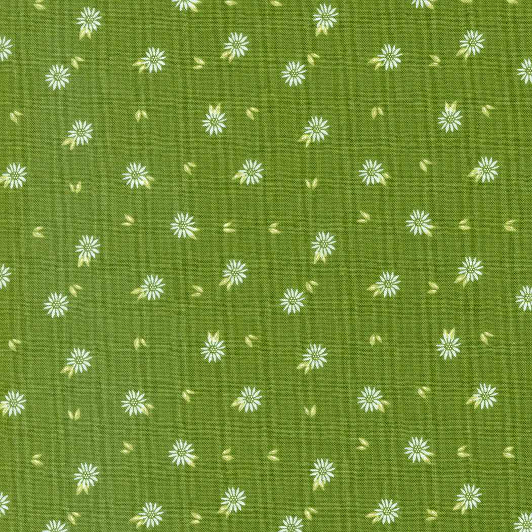 Favorite Things Evergreen Chamomile Ditsy M3765417 by Sherri and Chelsi for Moda Fabrics (sold in 25cm increments)