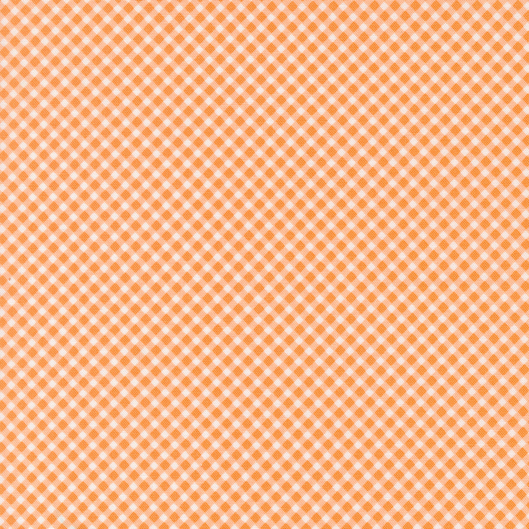 Strawberry Lemonade Gingham Check Apricot M376716 from Sherri & Chelsi for Moda Fabrics (sold in 25cm increments)