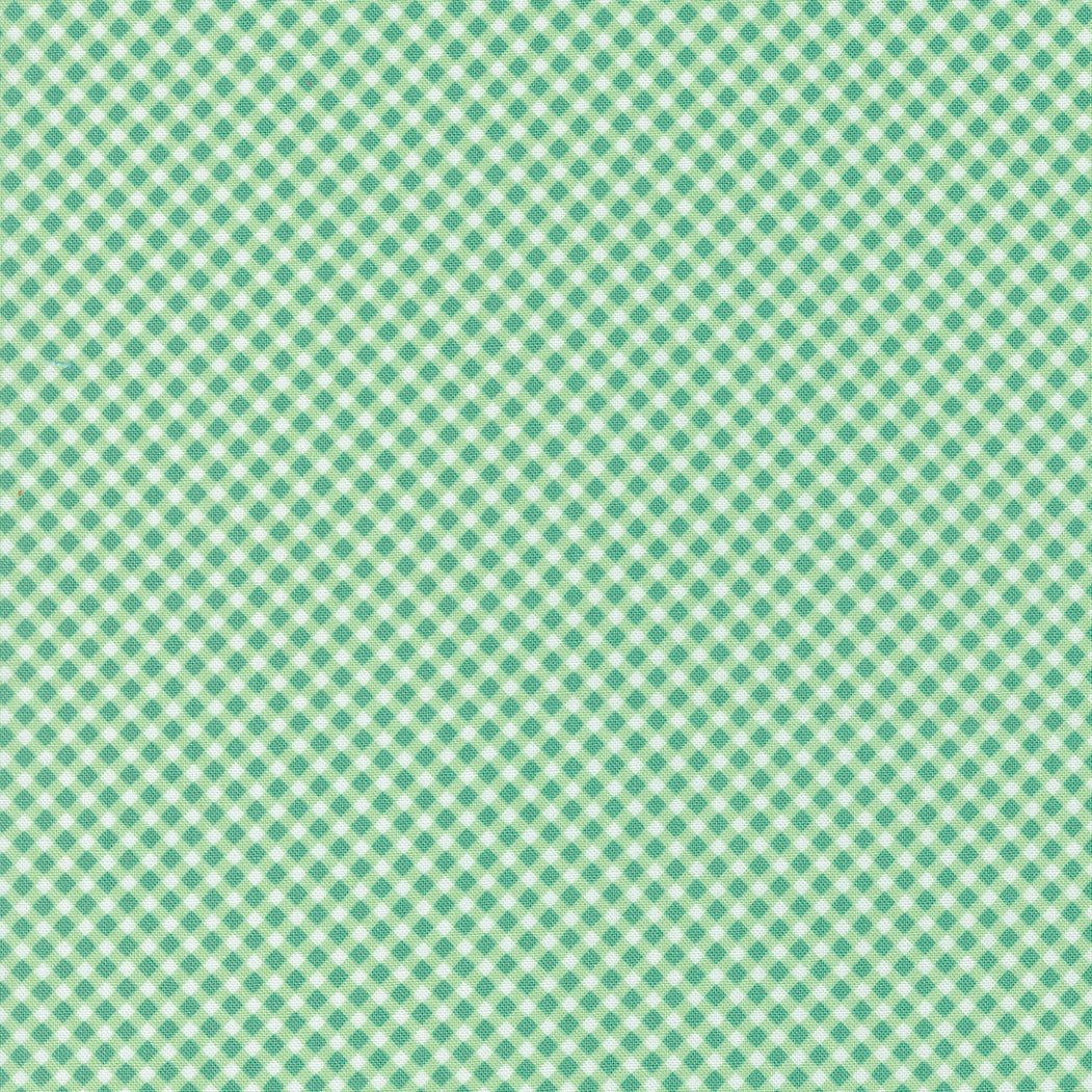 Strawberry Lemonade Gingham Check Mint M376717 from Sherri & Chelsi for Moda Fabrics (sold in 25cm increments)