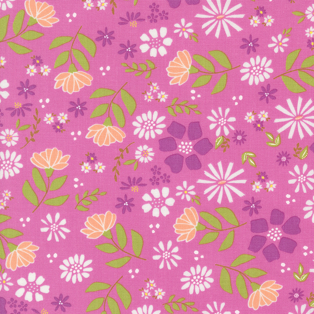 Laguna Sunrise Wild Rose Sweet Pea M3768014 by Sherri and Chelsi for Moda Fabrics (sold in 25cm increments)