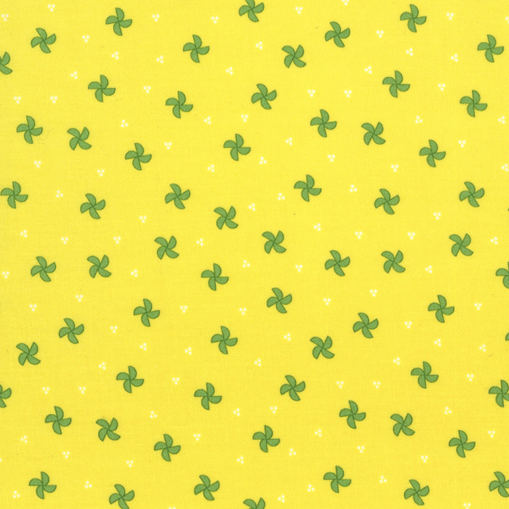 Laguna Sunrise Pinwheel Citrine M3768420 by Sherri and Chelsi for Moda Fabrics (sold in 25cm increments)