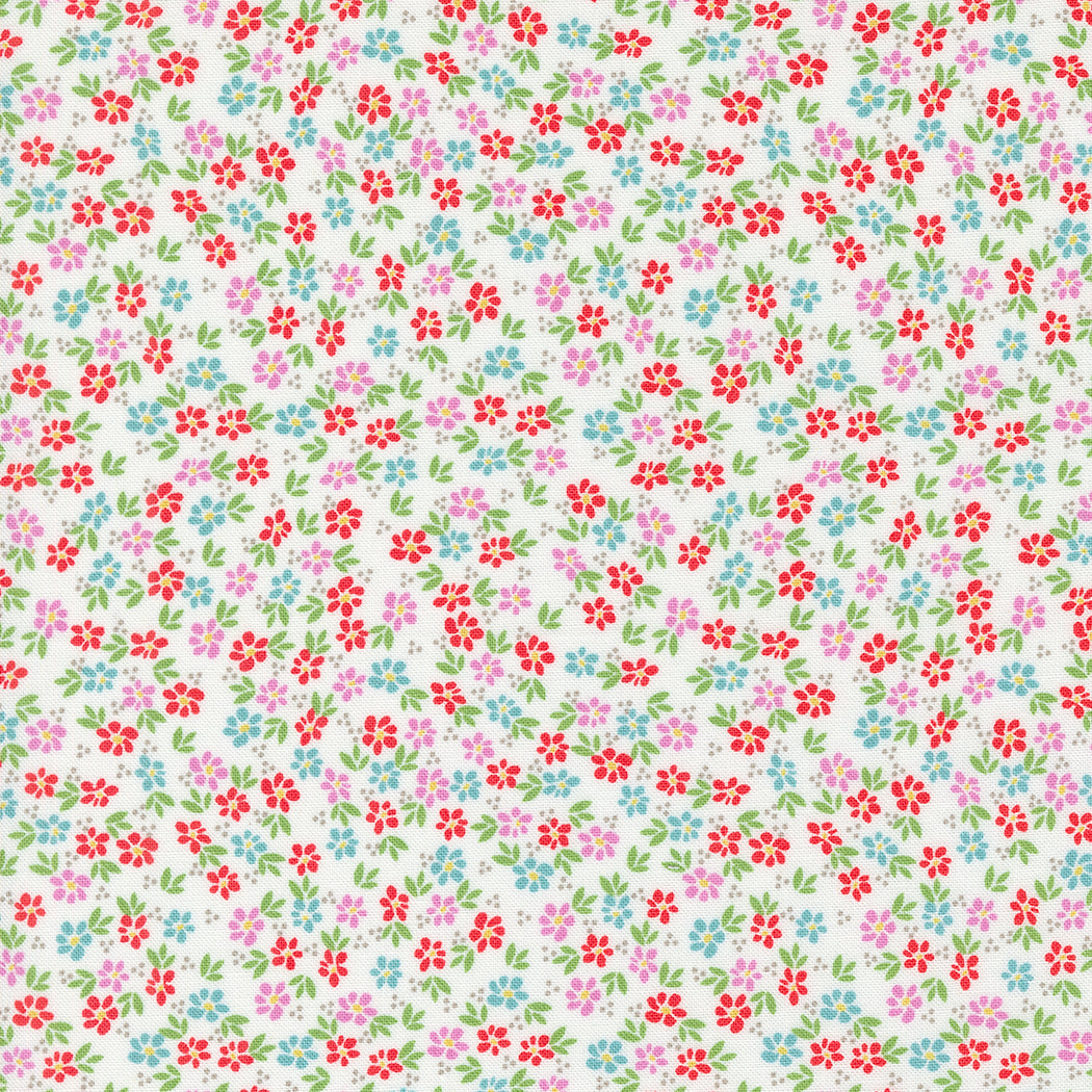 Laguna Sunrise Harbour Off White M3768511 by Sherri and Chelsi for Moda Fabrics (sold in 25cm increments)