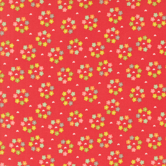 Raspberry Summer Rosy Raspberry M3769513 by Sherri & Chelsi for Moda Fabrics (sold in 25cm increments)