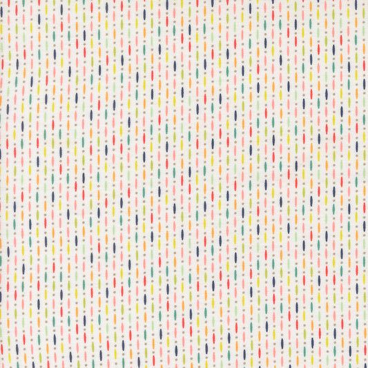 Raspberry Summer Beaded Cloud M3769611 by Sherri & Chelsi for Moda Fabrics (sold in 25cm increments)