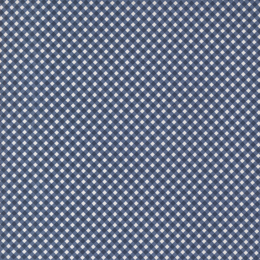 Raspberry Summer Gingham Blueberry M3769720 by Sherri & Chelsi for Moda Fabrics (sold in 25cm increments)